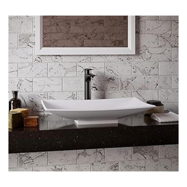 Karran Quattro QM170 Fregadero rectangular para baño_4