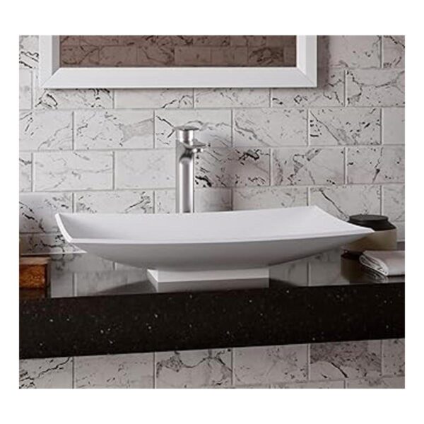 Karran Quattro QM170 Fregadero rectangular para baño_2