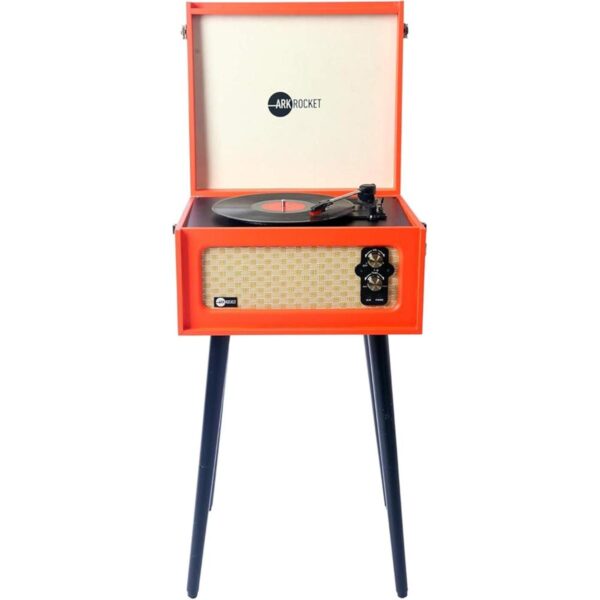 Arkrocket Tocadiscos retro Bluetooth de 3 velocidades con_3