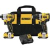DEWALT Kit combinado de taladro inalámbrico XTREME 12V