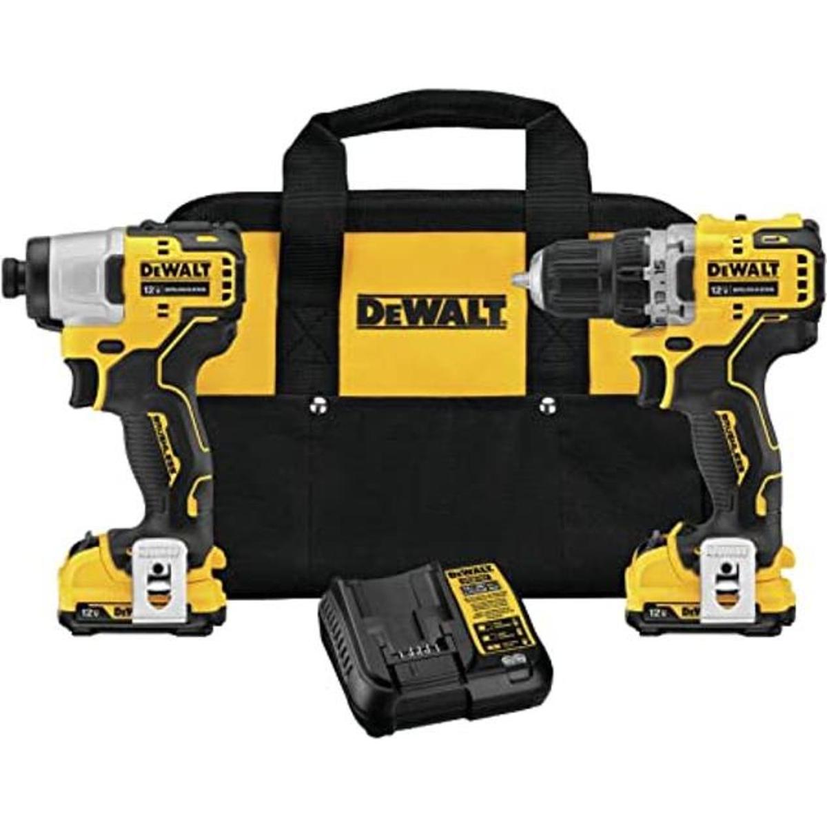 DEWALT Kit combinado de taladro inalámbrico XTREME 12V