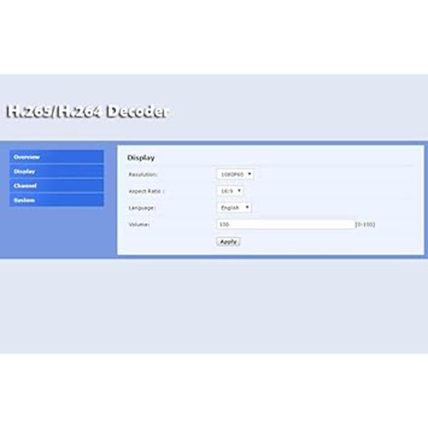 ISEEVY H.265 H.264 4K 1080P decodificador de vídeo IPTV_5