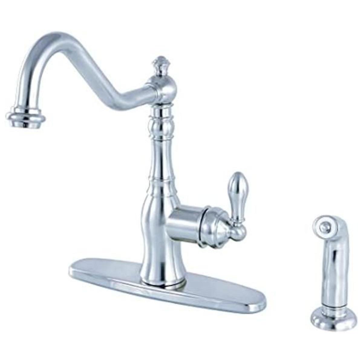 Kingston Brass GSY7701ACLSP Grifo de cocina clásico
