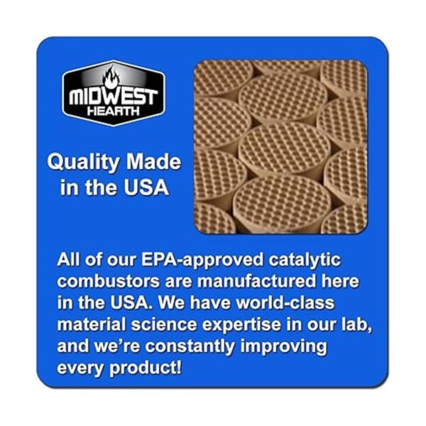 Midwest Hearth Catalizador de repuesto para estufa de leña_5