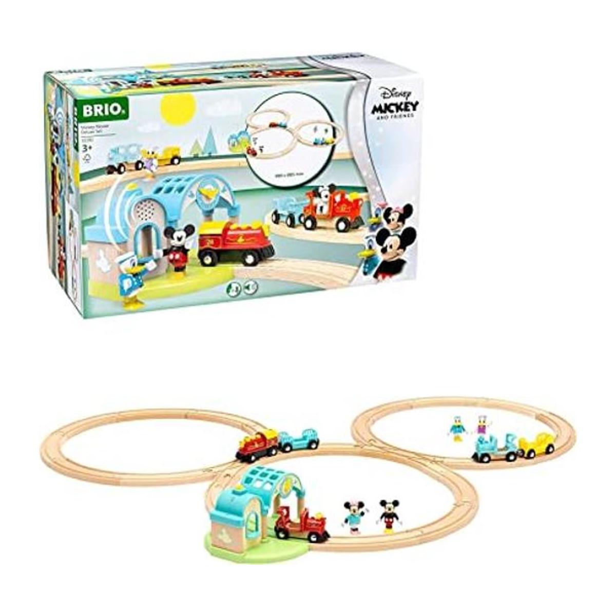 BRIO 32292 Disney Mickey Deluxe Juego de tren de madera
