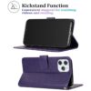 Felico Funda tipo cartera compatible con iPhone 14_3