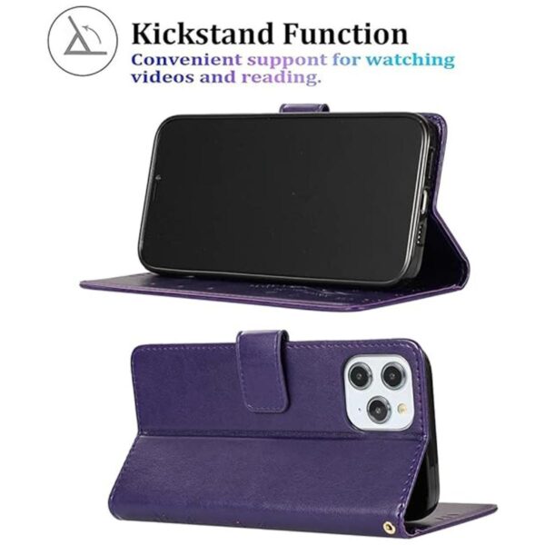Felico Funda tipo cartera compatible con iPhone 14_3