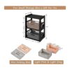 H HUIYKALY Organizador de encimera de cocina ideal para_2