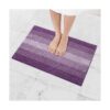 Gibelle Juego de alfombras de baño moradas 2 piezas