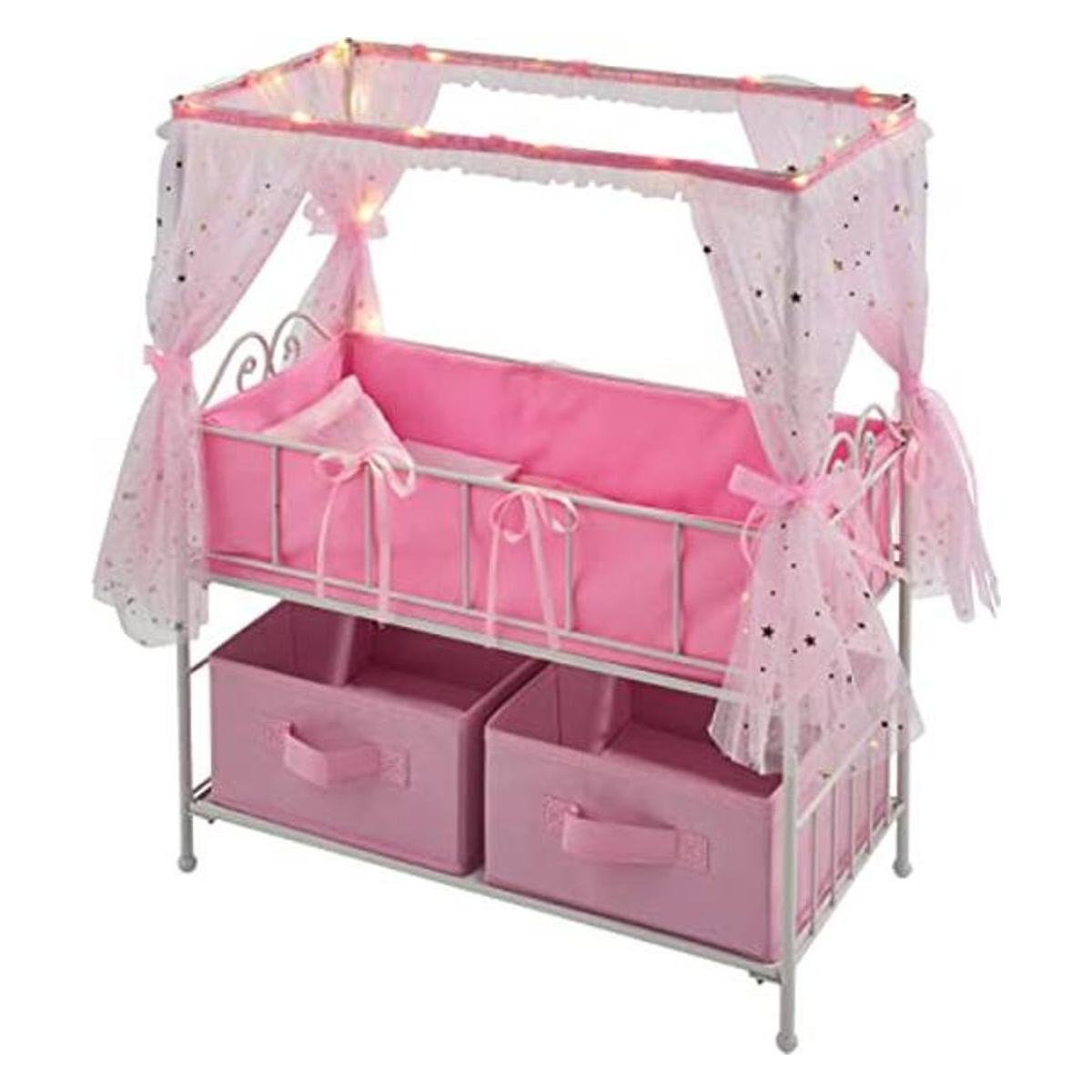 Badger Basket Starlights 60006 Cuna de muñeca de metal