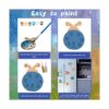 Glintoper Kit de 30 imanes de madera pinta tus propios_3