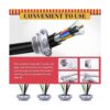 Hilitchi Kit surtido de conectores de cable tipo