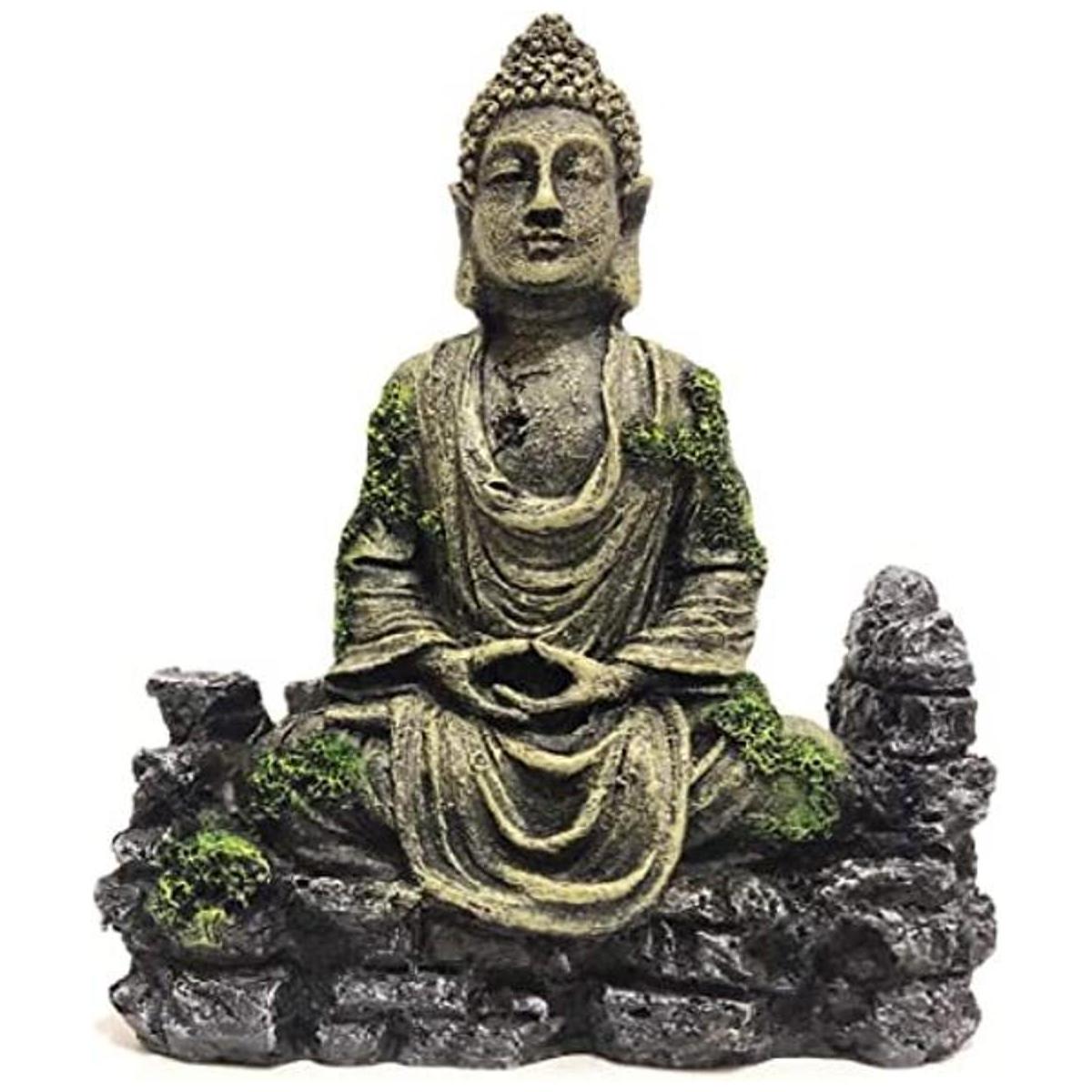 SLOCME Estatua de Buda para acuario decoración de acuario