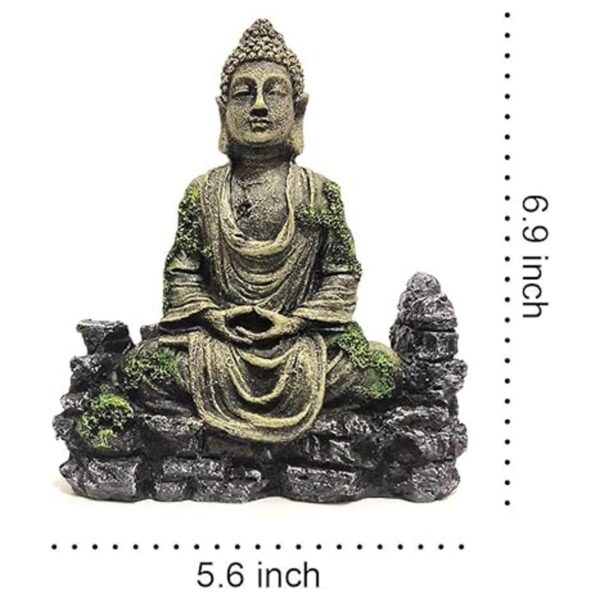 SLOCME Estatua de Buda para acuario decoración de acuario_3