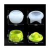 Juome Moldes de resina de silicona tarros de hongos