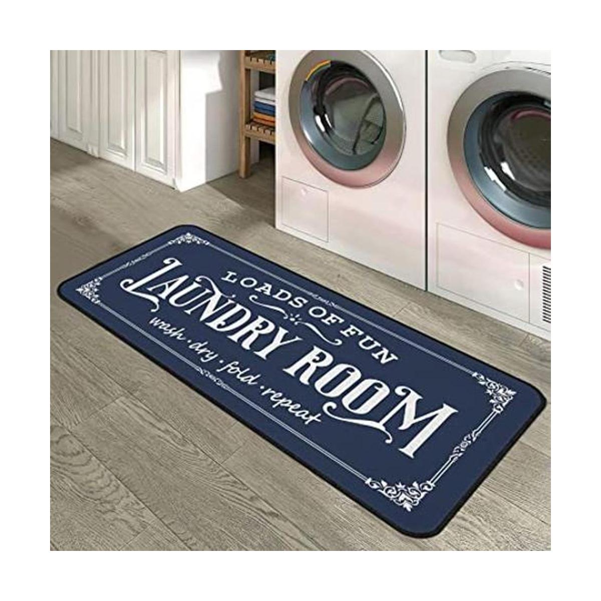 Alfombra antideslizante para lavandería 20 x 47 pulgadas