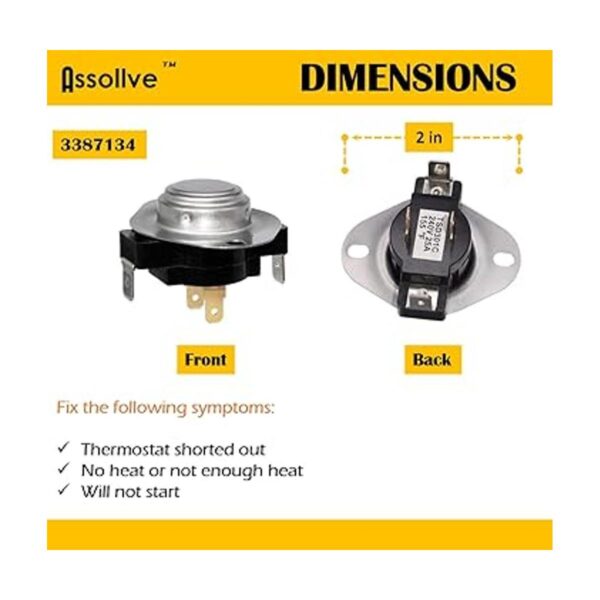 Toolsco 3977393 Confiable Fusible térmico 3977767 Secador_3