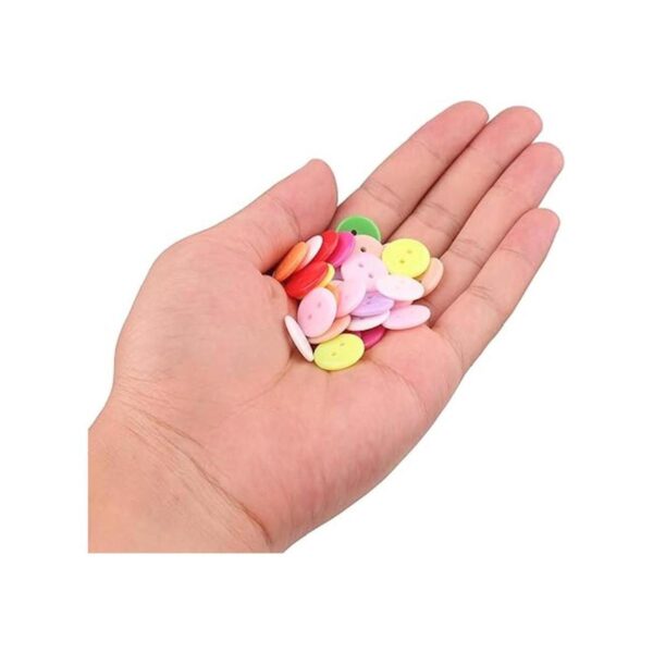 YAKA 300 botones de resina para coser de 0.591 in con_2