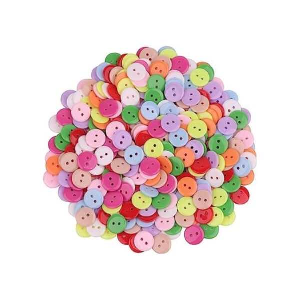 YAKA 300 botones de resina para coser de 0.591 in con_1
