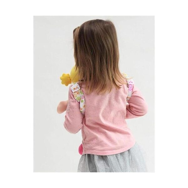 Baby Whitney Patchwork Pink Doll Front Carrier con correas_4