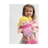 Baby Whitney Patchwork Pink Doll Front Carrier con correas_3