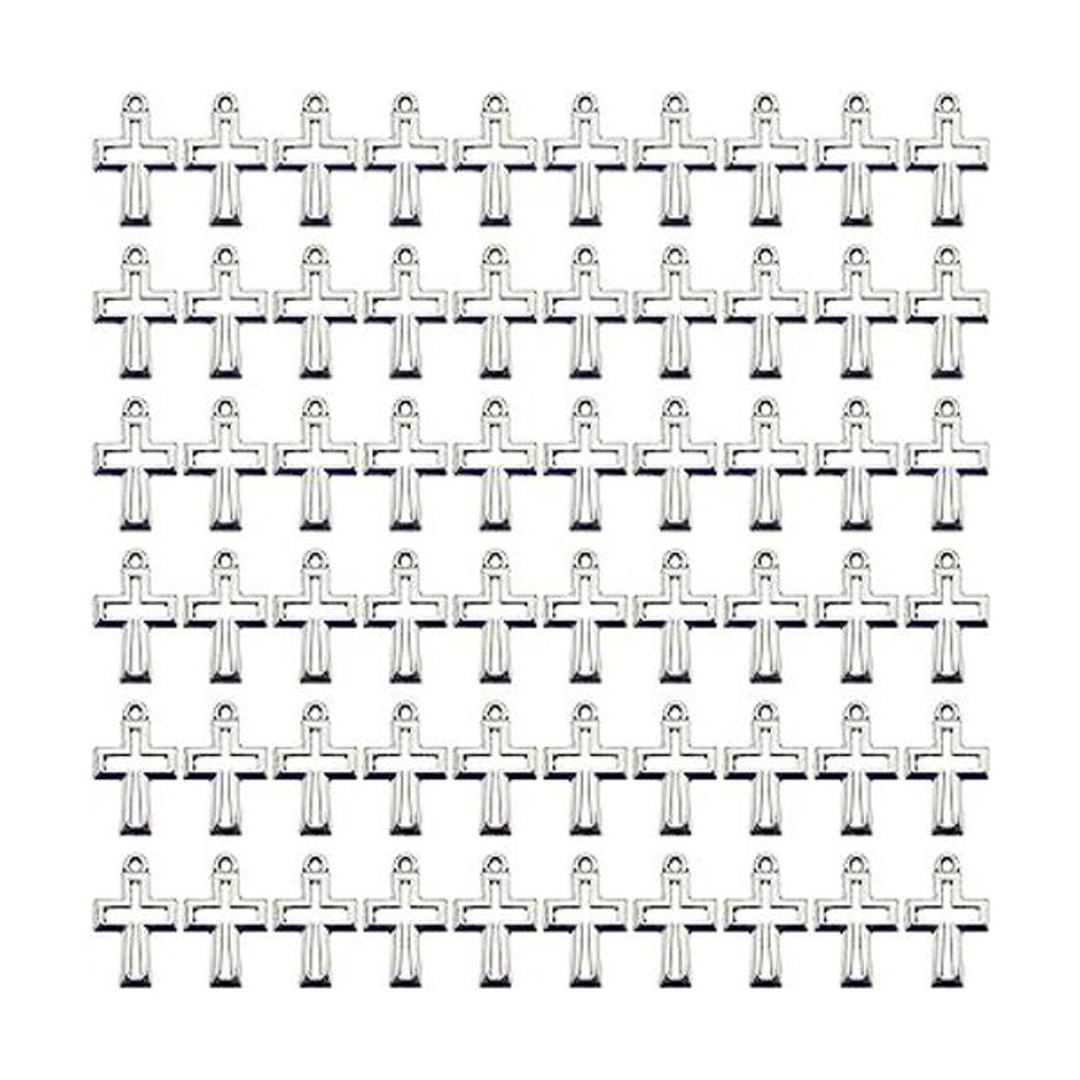 WAY DENG 100 piezas de aleación de metal mini dije de