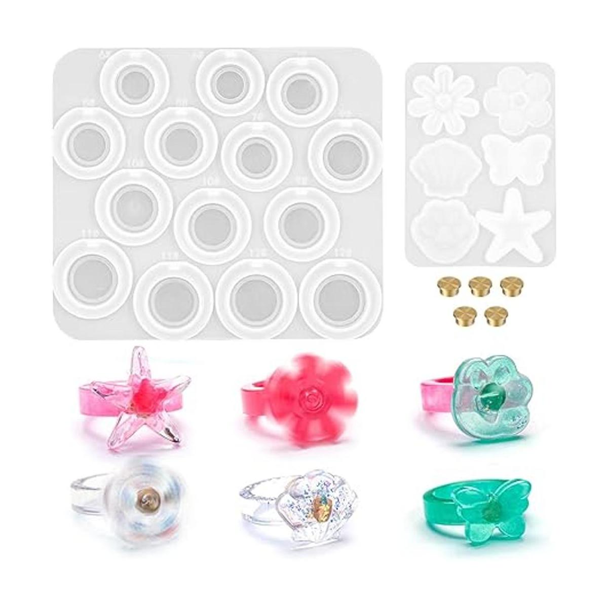 Spinner Moldes de resina de silicona para ansiedad para