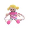 Baby Whitney Patchwork Pink Doll Front Carrier con correas_2