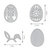 Troqueles de metal con diseño de huevos de Pascua para_2