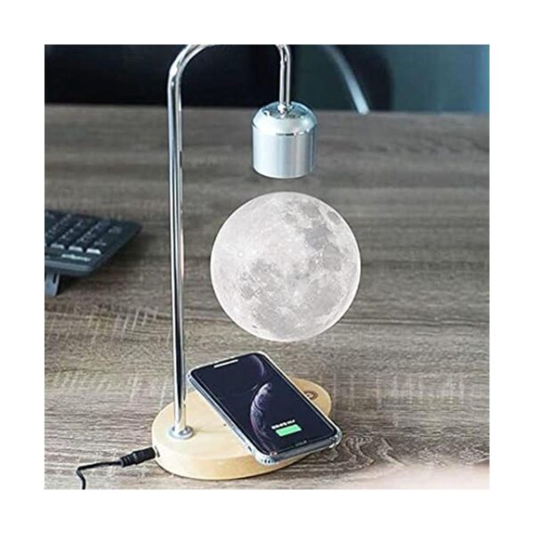 MODIRNATION Lámpara de luna levitante moderna y única con_4