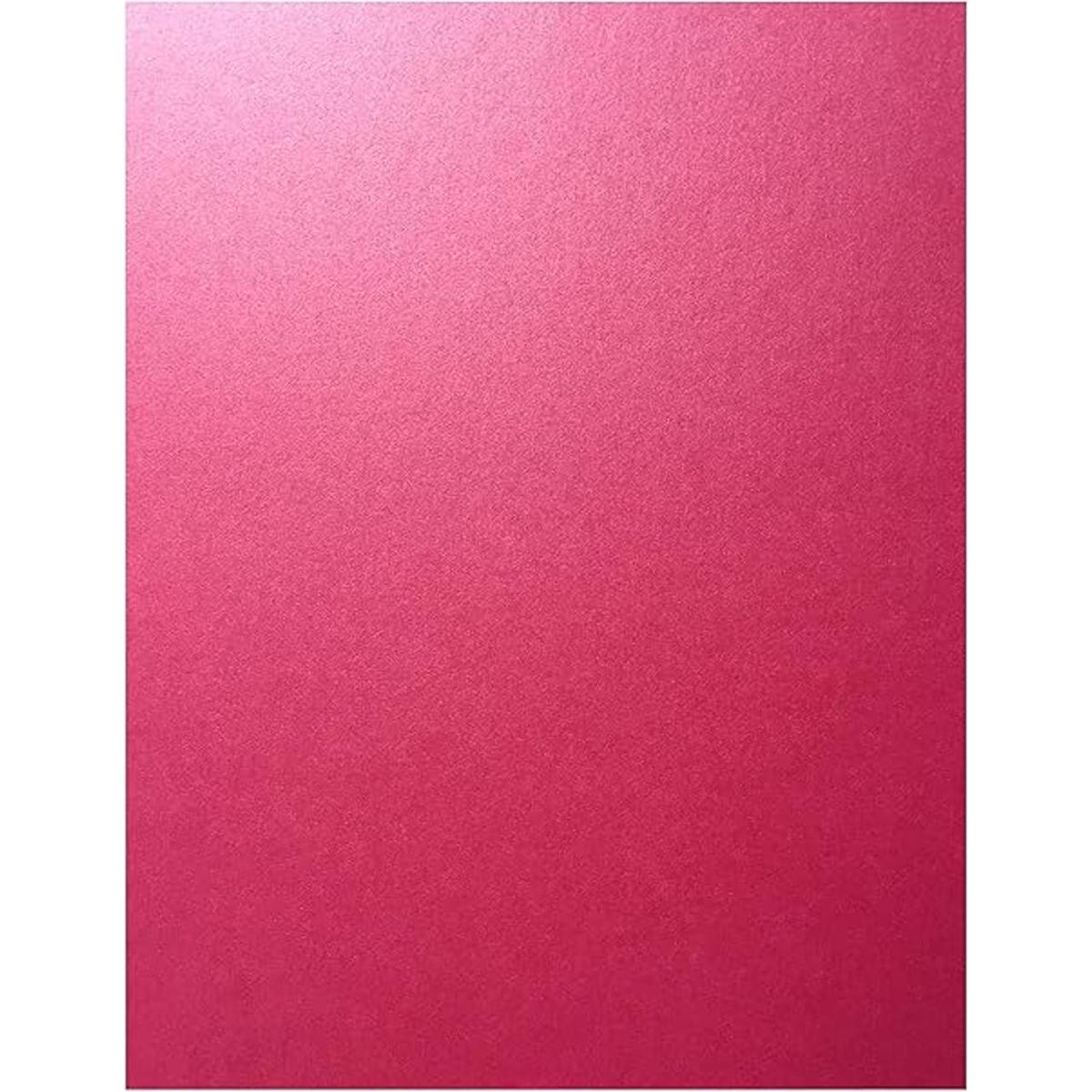 Azalea Pink Stardream papel metálico cartulina 8.5 x 11