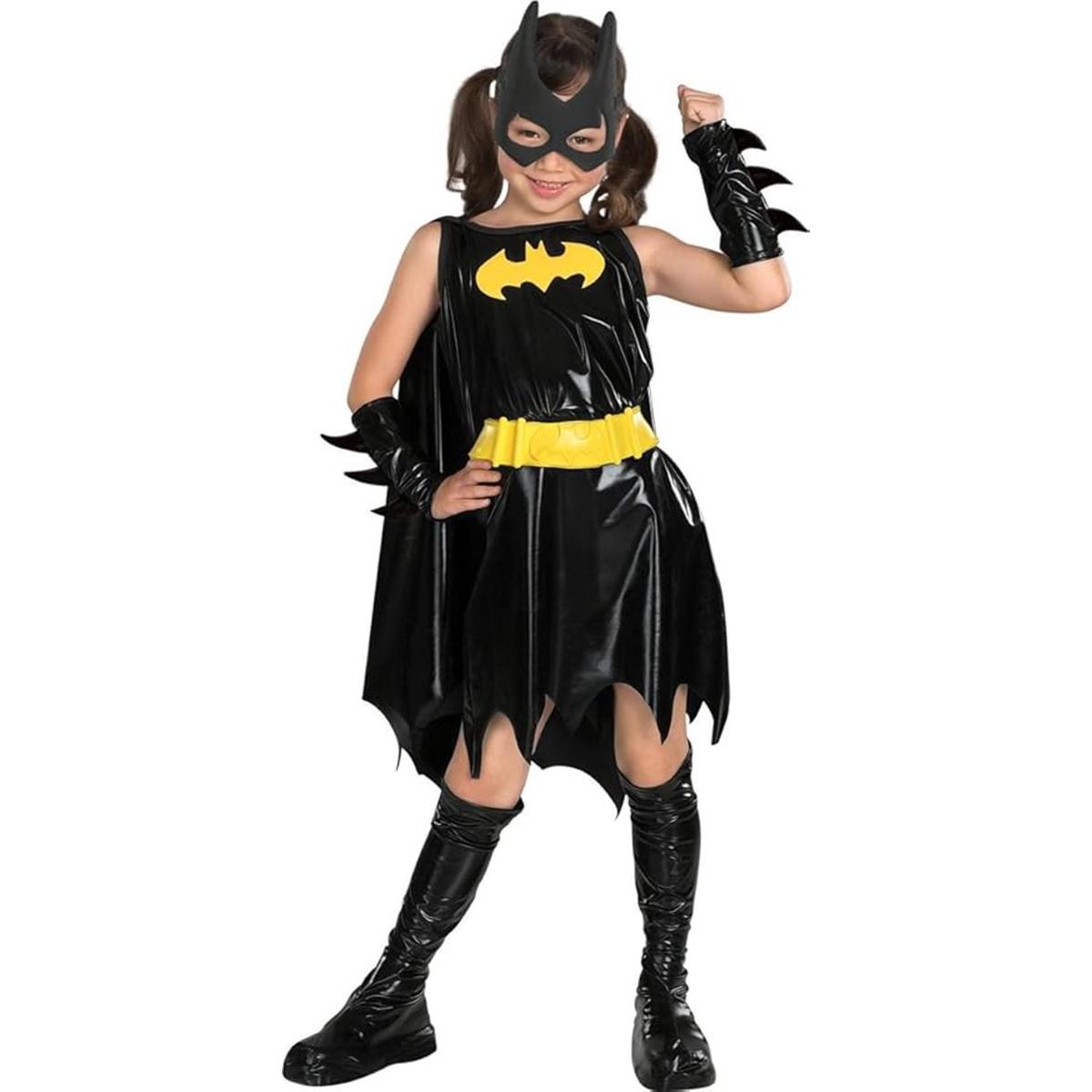 Disfraz infantil Batichica super héroes DC L Negro