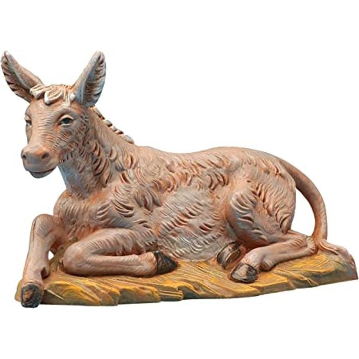 fontanini by Romano sentados Burro Natividad figura