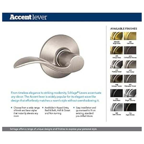 SCHLAGE Lock Company F170ACC620LH Acc 620 SCHLAGE F170 Lh_2
