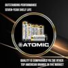 Atomic AA y AAA de 15 V Ultra pilas alcalinas 24 pilas_6