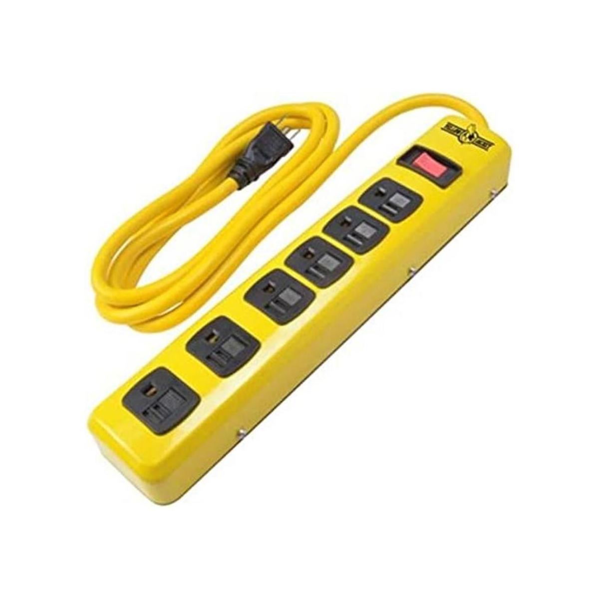 Finigo protector contra sobretensiones de 7 salidas y 2