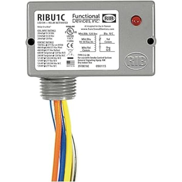 Rib Relay Functional Devices Ribu1C de 10 amperios de Spdt_2