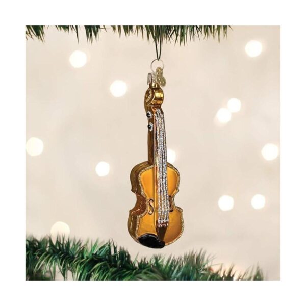 Old World Christmas Ornamentos de instrumentos musicales_2