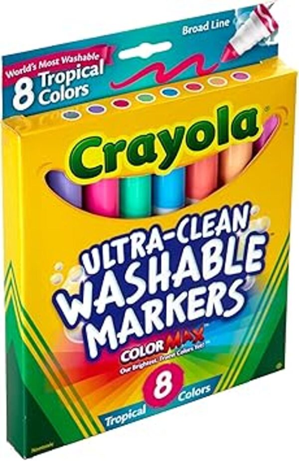 Rotuladores lavables de Crayola 8 unidades colores_2