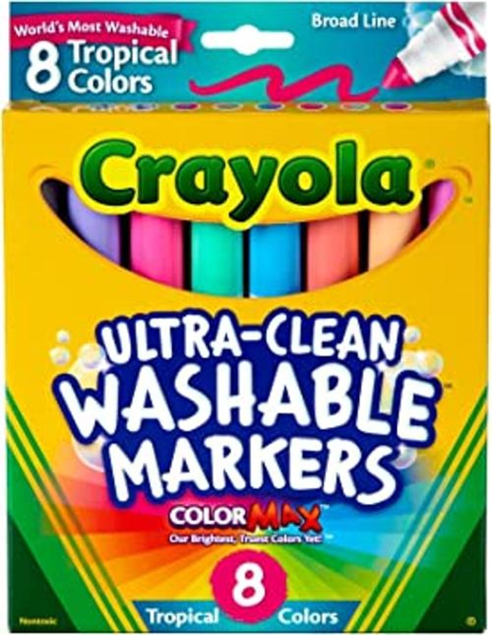 Rotuladores lavables de Crayola 8 unidades colores