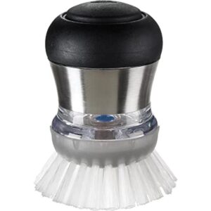 OXO Cepillo de palma dispensador de jabón SteeL_1
