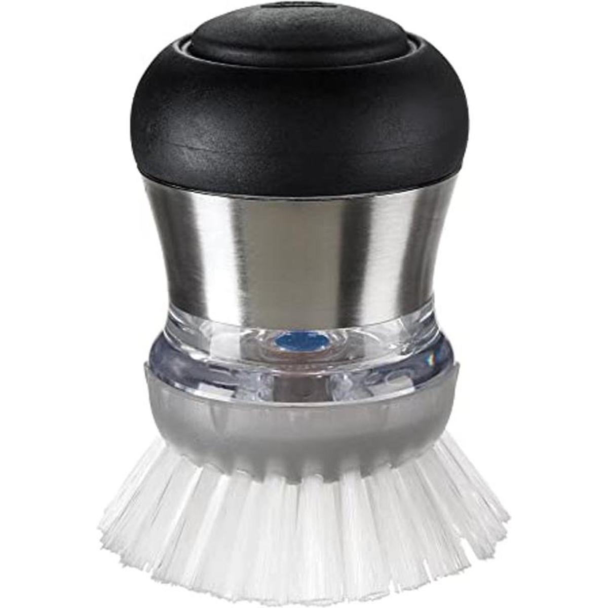 OXO Cepillo de palma dispensador de jabón SteeL