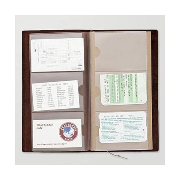 Midori Traveler s Notebook Refill 7 titular de la tarjeta_2