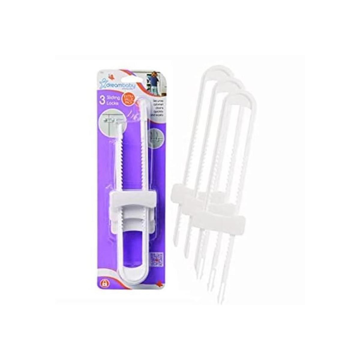 Jjuego de seguros deslizantes Dreambaby paquete de de 3