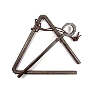 Treasure Gurus Forged Metal Triangle Chuckwagon Campana_1