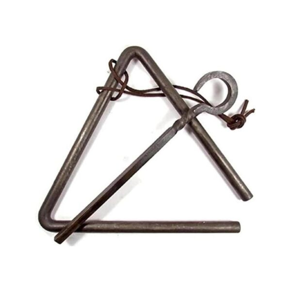 Treasure Gurus Forged Metal Triangle Chuckwagon Campana_1