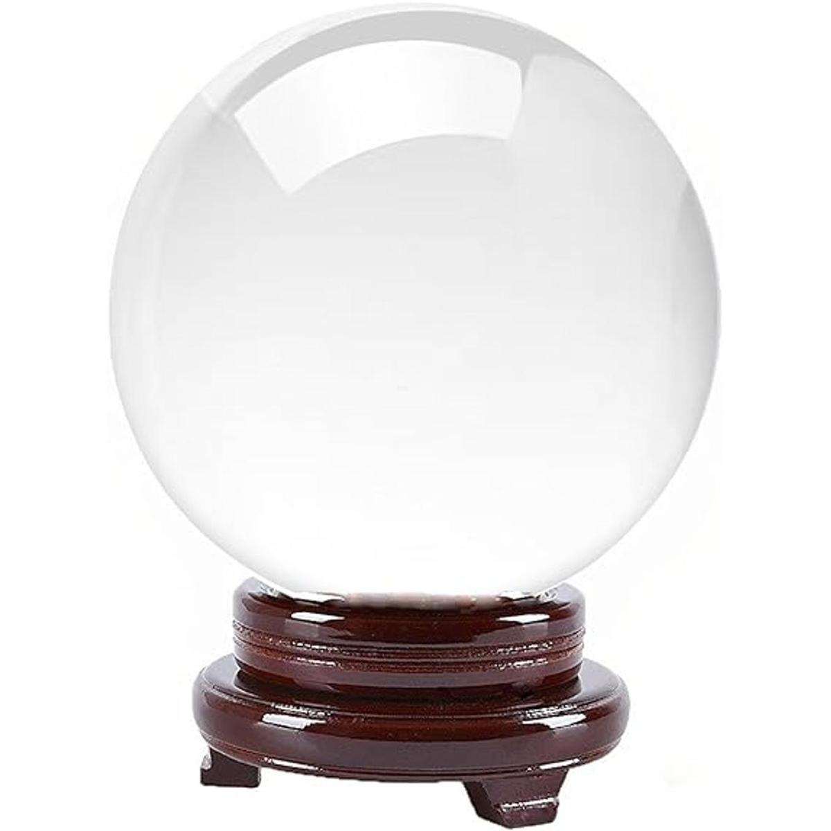 Amlong Crystal Clear Crystal Ball 8 inch 200mm Diameter