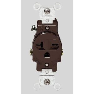 Leviton Receptáculo de cuerpo estrecho hoja recta grado_1