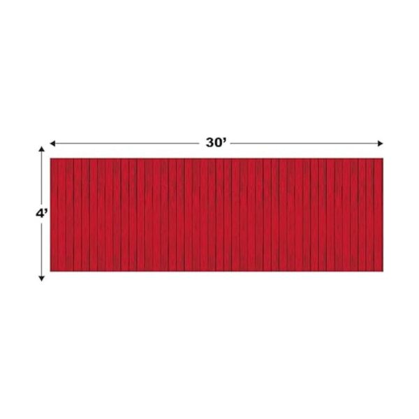 Accesorio para fiesta de forro de granero rojo 1 unidad_2