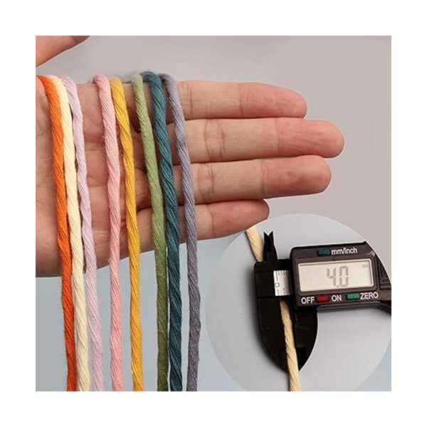 Likeecords Cordón de macramé de una sola hebra de 0.157 in_3